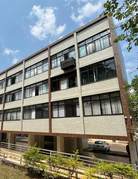 Fachada residencial registrada no portfólio técnico